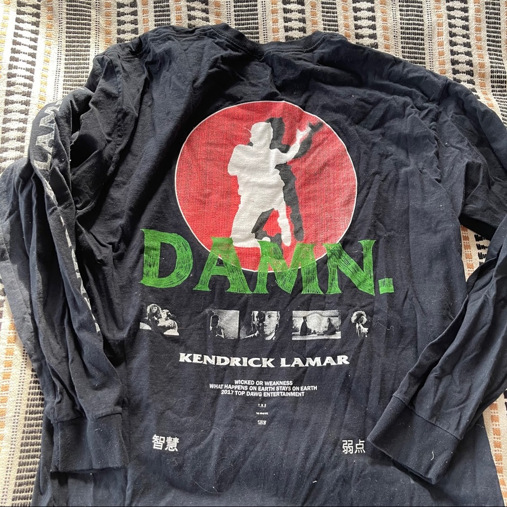 DAMN. Kendrick Lamar Kung Fu Kenny Long Sleeve XL
